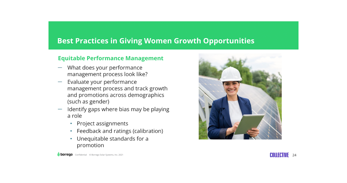 Best Practices in Giving Women Growth Opportunities